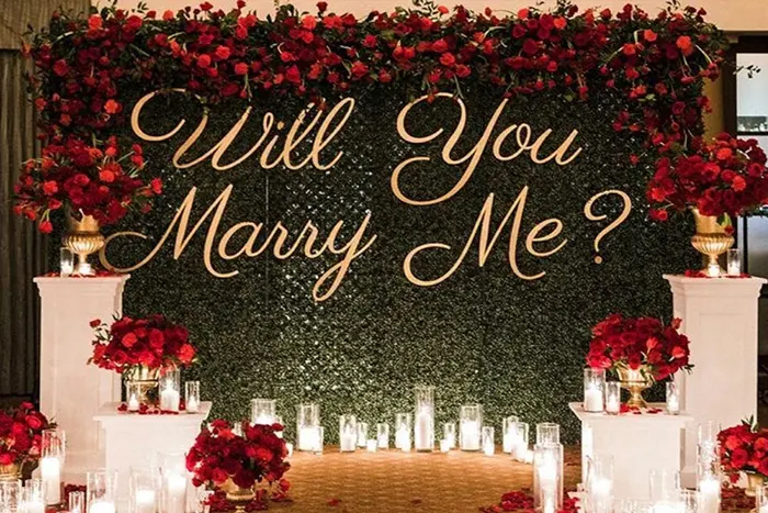 A proposal setup by Proposal Perfection NYC