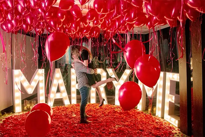 A proposal setup by Proposal Perfection NYC